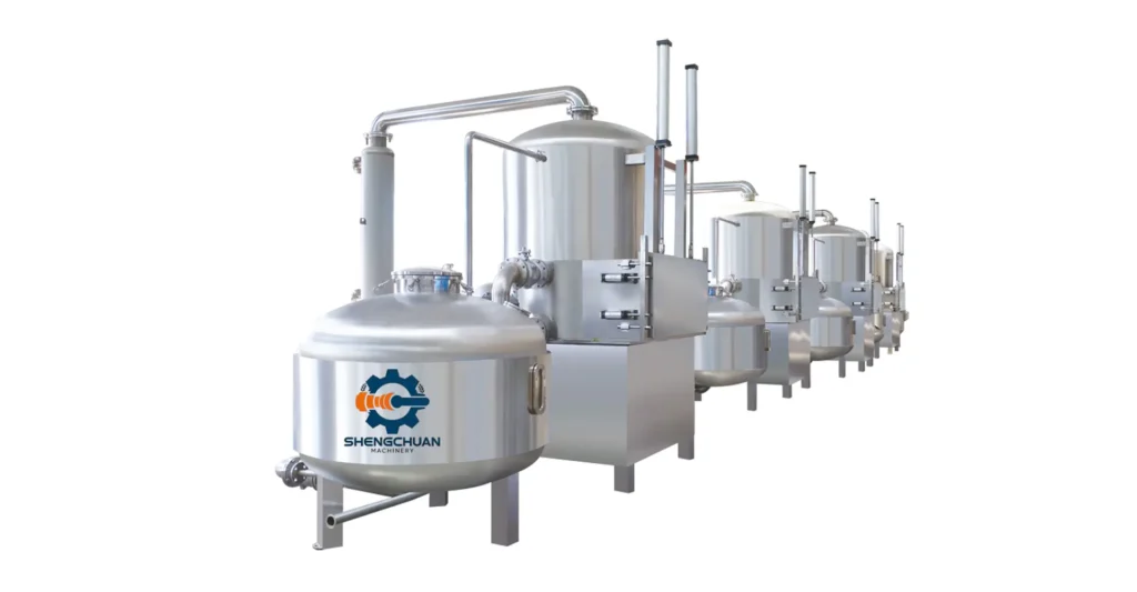 vacuum frying machine for fruit