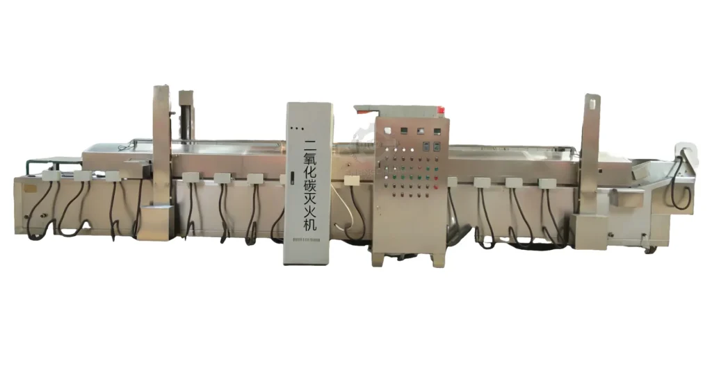 peanut frying machine