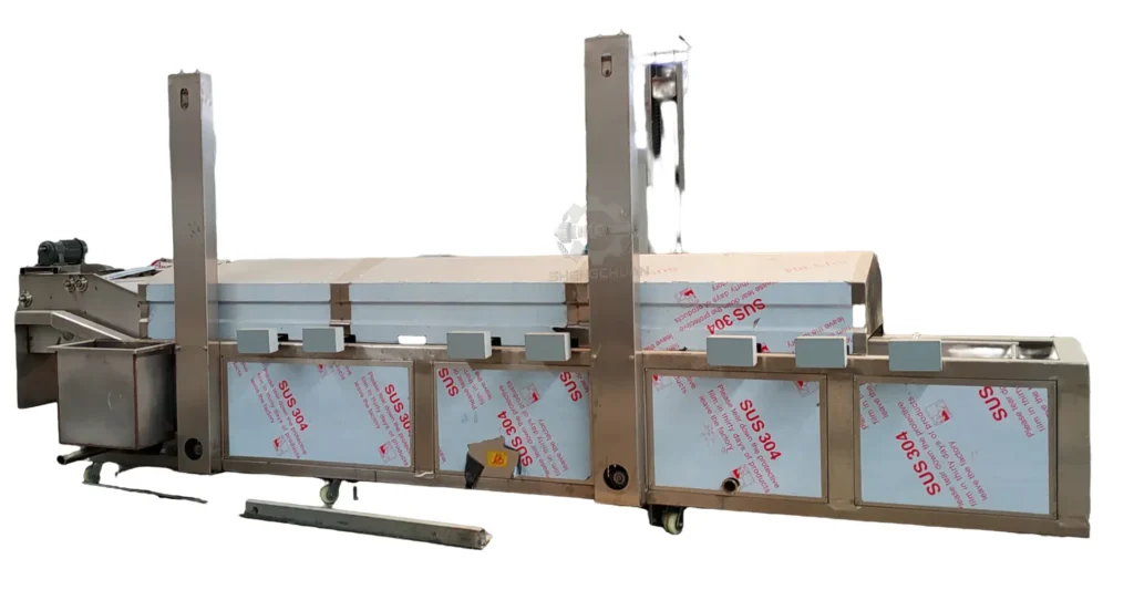 Industrial plantain chips fryer