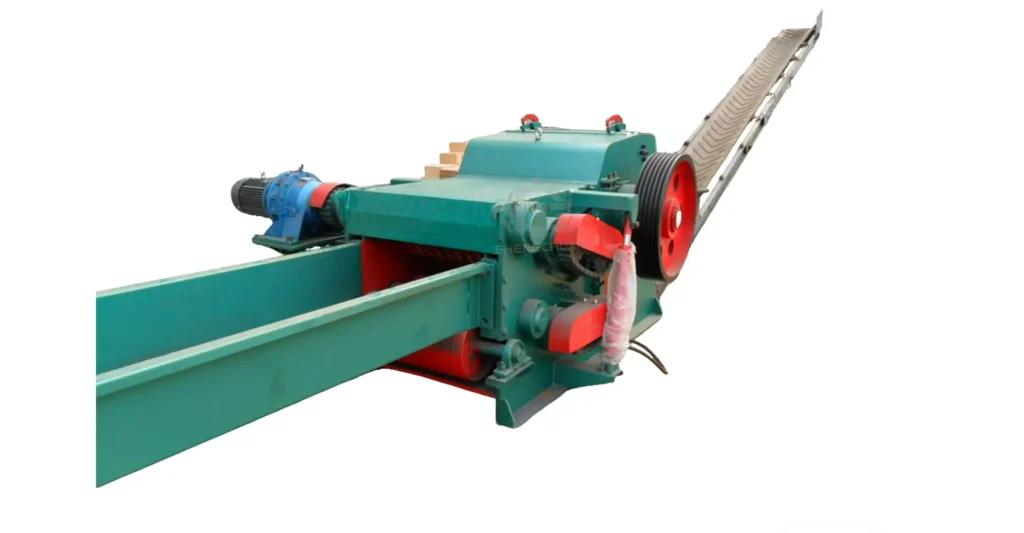 industrial drum wood chipper