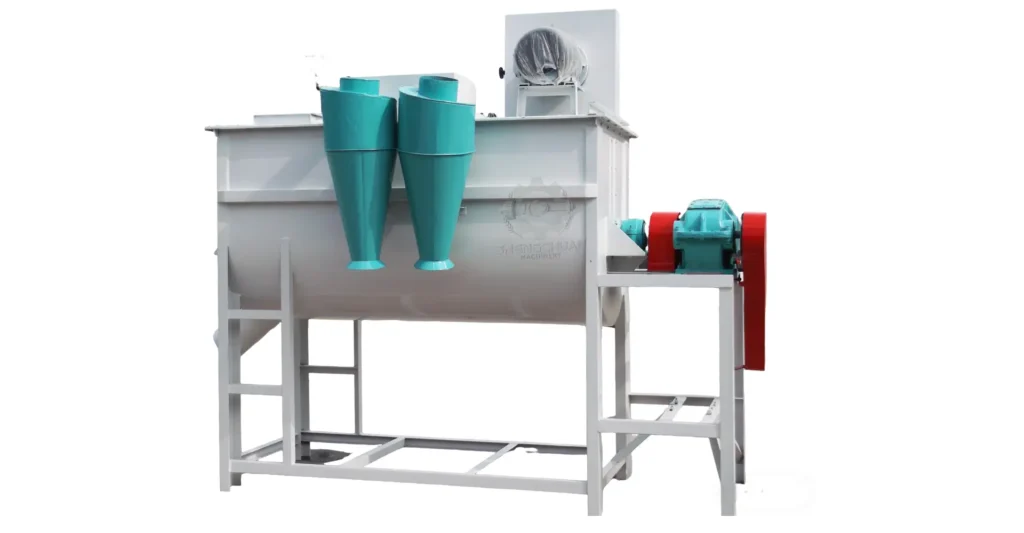 single shaft double screw mixer