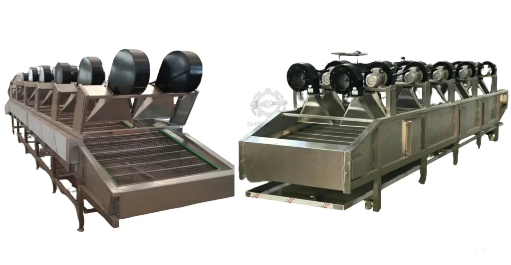 snack food cooling line